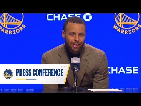 Stephen Curry Discusses Warriors Win & Being Named an NBA All-Star Statrter | Jan. 27, 2022 video clip