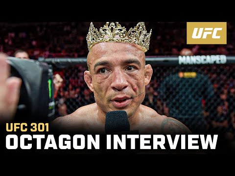 Jose Aldo Octagon Interview | UFC 301