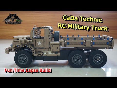 Build n Drive Cada Technic RC Military Truck Time Lapse build - UCsFctXdFnbeoKpLefdEloEQ