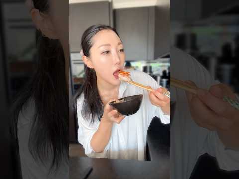 簡単自家製キムチレシピEasy Korean Kimchi recipe #shorts Kimchi #mukbang | Korean Japanese mom cooking for 5