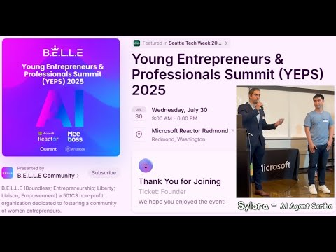 YEPS 2025 (Seattle Tech Week)  Sylora - AI-Powered Documentation