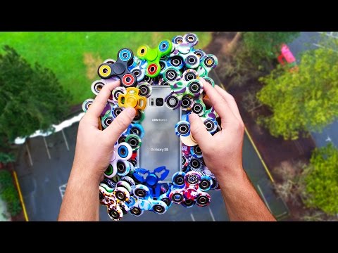 Can $1000 of Fidget Spinners Protect Galaxy S8 from 100 FT Drop Test? - UCmY5lv5l2RYGOKWKGXLmGJw