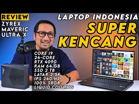 Laptop Indonesia Terkencang: Core i9, RTX4090 + Liquid Cooling – REVIEW Zyrex Maveric Ultra X