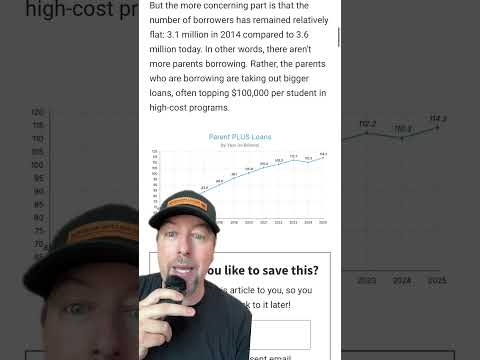 The College Investor | Parents are borrowing more for their children’s college than ever before