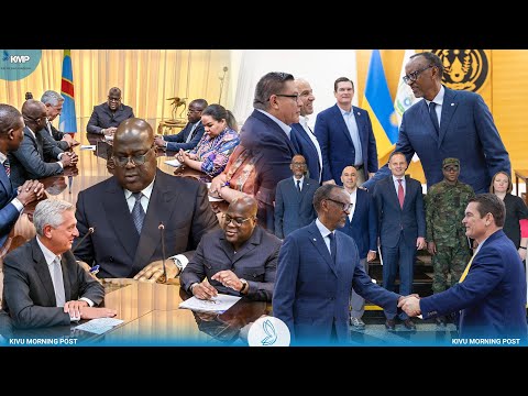 RDC-RWANDA : KAGAME REÇOIT UNE DÉLÉGATION DE TRUMP, TSHISEKEDI DISCUTE DES RÉFUGIÉS