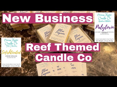 New Reef Themed Business ( Ocean Magic Candle Co ) Today we are excited to announce our new business we will be launching this August. Ocean Magic Cand