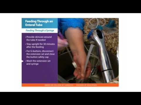 Feeding Tube Skills: Feeding Through an Enteral Tube