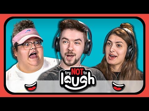 YouTubers React to Try to Watch This Without Laughing or Grinning #20 - UCHEf6T_gVq4tlW5i91ESiWg