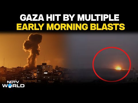 Israel Vs Hamas Today | Gaza Hit By Multiple Early Morning Blasts, As Seen From Southern Israel