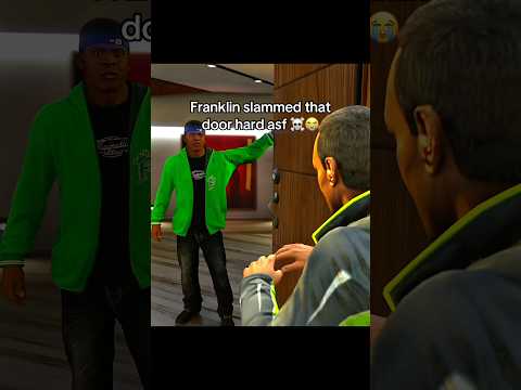 Franklin was irritated asl 😭 #gta #gta5 #shorts