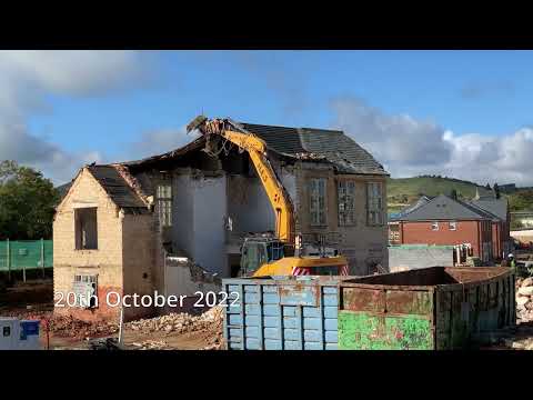 Click to view video Demolition of Swanage Grammar School 2022