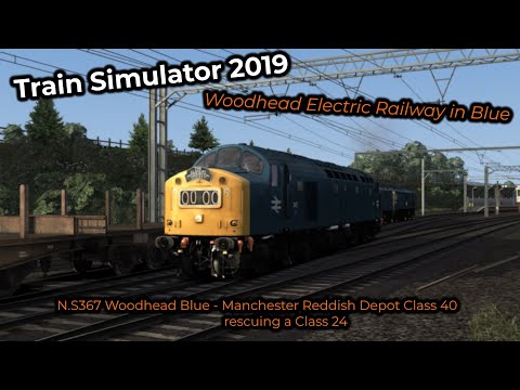 N.S367 Woodhead Blue - Manchester Reddish Depot Class 40 rescuing a Class 25 - Livestream 09/06/2019