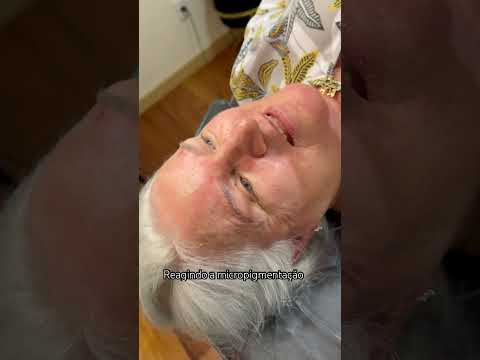 Reação da cliente após Microblading #short #pmu #microblading #micropigmentação