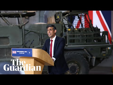 Rishi Sunak says increased military budget puts UK spending on 'war footing'