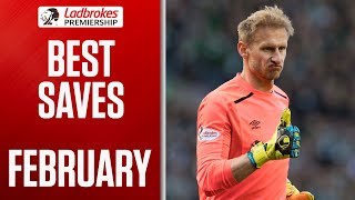 Zlamal’s Epic Double Save! | February’s Best Saves | Ladbrokes Premiership