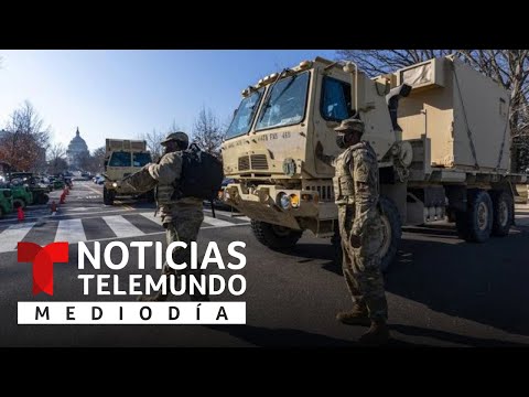 Refuerzan la seguridad en el Capitolio de Washington D.C. previo a la toma de posesión de Biden