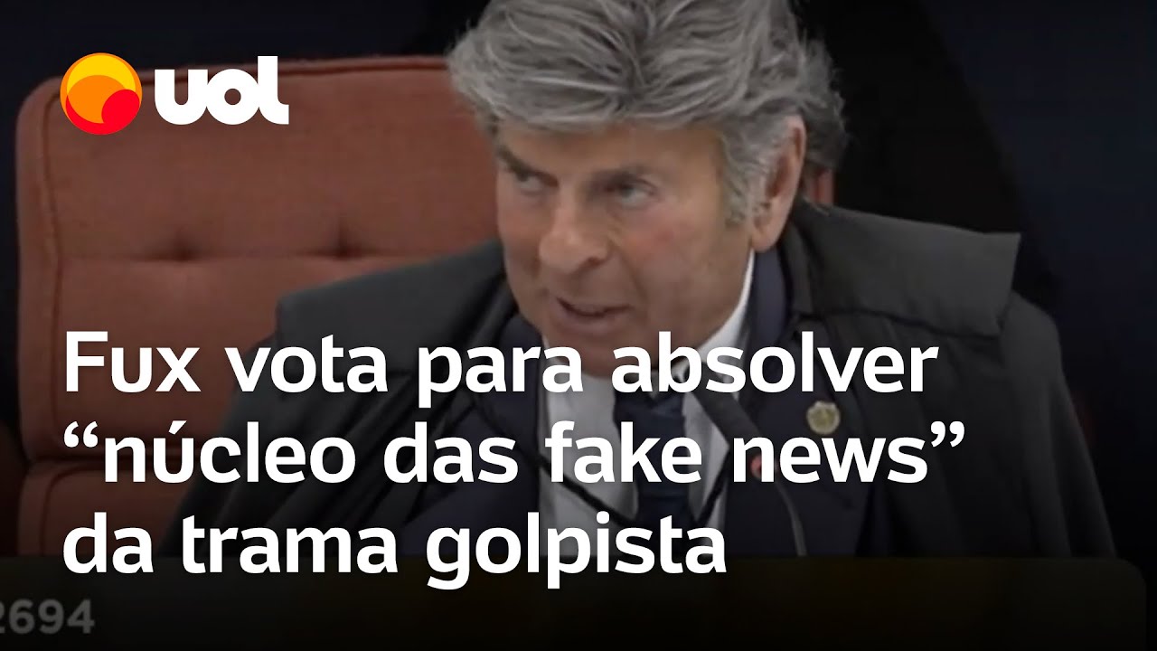 STF julga tentativa de golpe Fux vota para absolver núcleo das fake news veja a íntegra