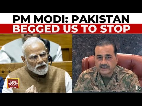 Pakistan Begged Us To Stop: PM Modi In Lok Sabha Says, 'Our Missiles Forced Them To Their Knees'