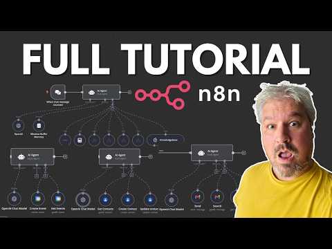 n8n AI Agent Tutorial for Beginners 2025 (NO CODE)