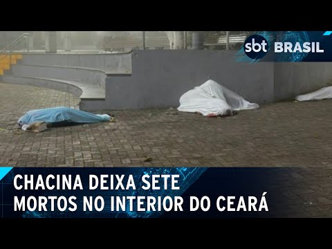 Sete pessoas e duas ficam feridas morrem em chacina no interior do Ceará | SBT Brasil (20/06/24)