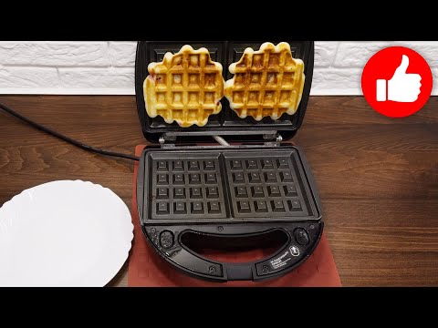 Неимоверная Вкуснятина к чаю! Очень вкусные вафли с клубникой в минипекарне, рецепт для вафельницы