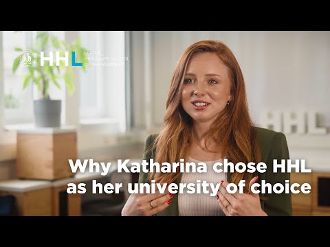 Why Katharina chose HHL as her university of choice