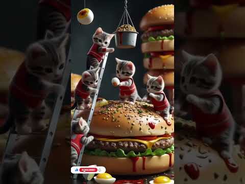 Kitten and cat #funny #cat #cute #disney #meowtv