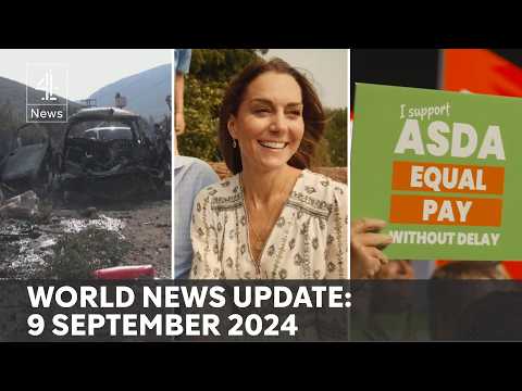 News update: Syrian airstrike, Kate chemotherapy, Asda equal pay