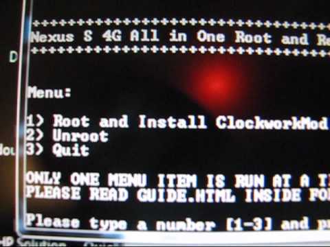 How to root and clockworkmod the Nexus S / S 4G with one click root v3.0 - UCbR6jJpva9VIIAHTse4C3hw