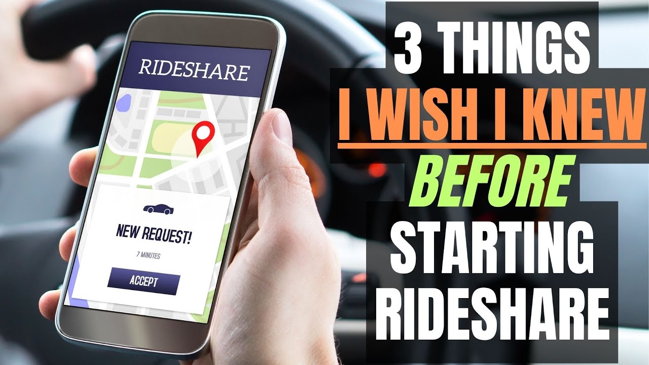 3 Things I WISH I KNEW Before Starting Driving Rideshare