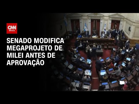 ​Senado modifica megaprojeto de Milei antes de aprovação | CNN PRIME TIME