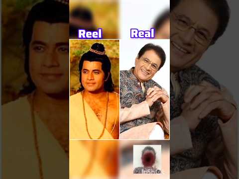 ramayan All characters reels vs real 💜 comments your favourite actor #like #ramayan #trending