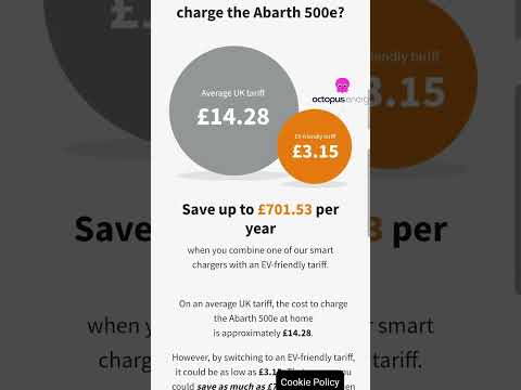 Abarth 500e - how much does it cost to charge?