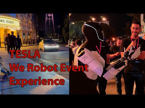 Tesla We Robot Experience Full Robo Taxi Cybercab Ride