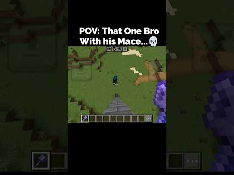 POV: That One Bro With his Mace...💀 #minecraft #trending #shorts #ytshorts #like #subscribe