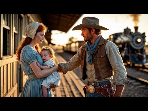 Eine Katalogbraut blieb mit Baby am Bahnhof zurück — bis ein Cowboy sprach: „Lasst mich euch halten“