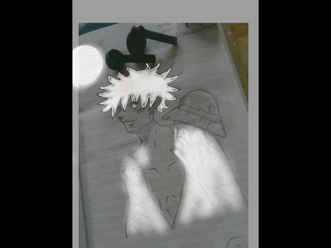 "Glow Art of Luffy"🤩😻🎨#anime #art #luffy #onepiece #edit