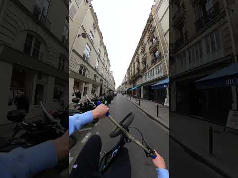 GoPro | BMX Manual through Downtown Paris 🎬 Alan Voineau #Shorts #MTB