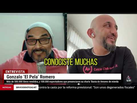 El pela Romero y el Chueco Paz se cruzan en vivo