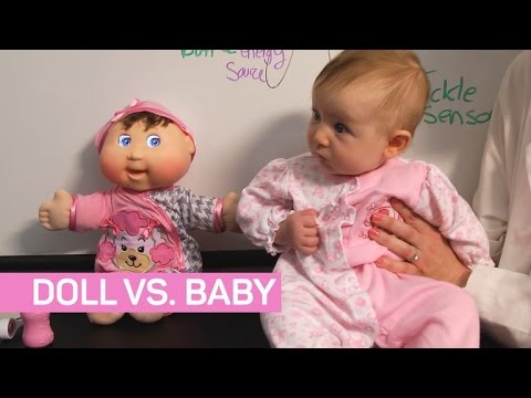 Cabbage Patch Kids Baby So Real doll vs. a real baby - UCOmcA3f_RrH6b9NmcNa4tdg