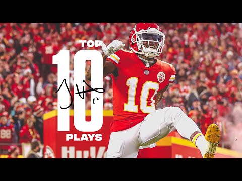 Tyreek Hill's Top 10 Plays from the 2021 Season video clip