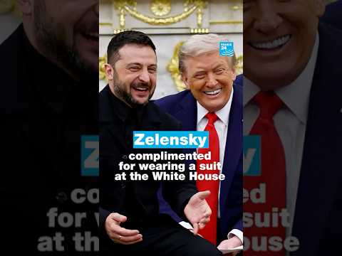 'Fabulous' Zelensky outfit wows Trump at Ukraine peace talks in Washington • FRANCE 24 English