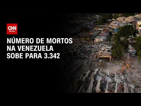 Número de mortos em terremotos na Venezuela sobe para 3.342 | LIVE CNN