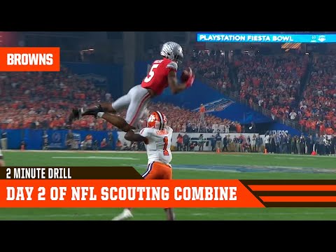 Wide Receivers Highlight Day 2 of Combine | 2 Minute Drill video clip