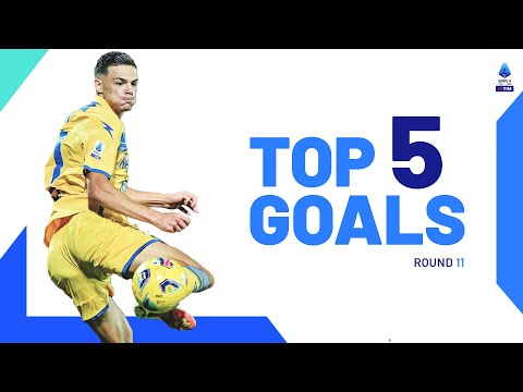 Çuni scores Zlatan-esque back-heel goal | Top 5 Goals by crypto.com | Round 11 | Serie A 2023/24