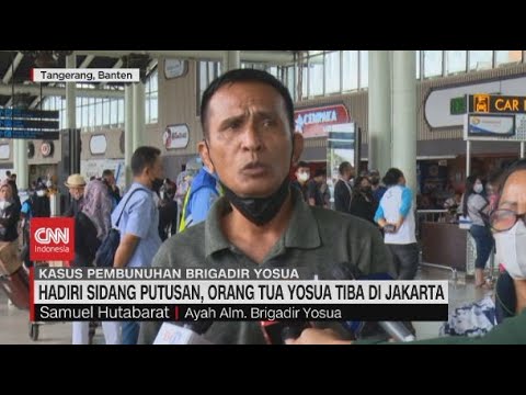 Hadiri Sidang Putusan, Orang Tua Yosua Tiba di Jakarta