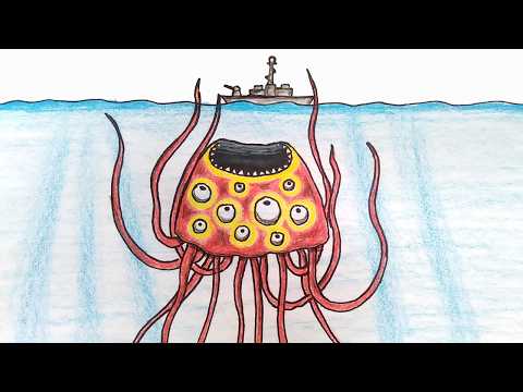 Рисуем Морского Монстра Медуз