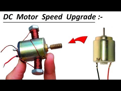 24v DC Motor to High Speed Universal Motor ( 30 volts ) - Awesome Idea DIY