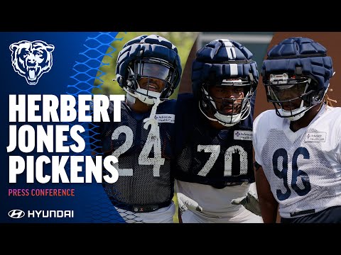 Herbert, Jones, and Pickens on perfecting technique | Chicago Bears video clip