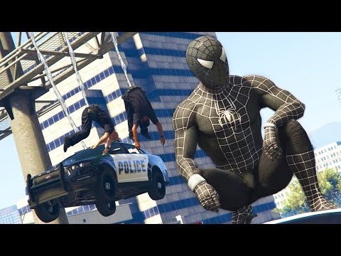 GTA 5 Mods - BLACK SPIDERMAN MOD! GTA 5 Symbiote Spiderman Mod Gameplay! (GTA 5 Mods Gameplay) - UC2wKfjlioOCLP4xQMOWNcgg